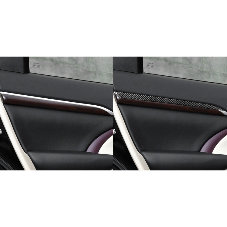 Car Carbon Fiber Door Trim Decorative Strip for Toyota Highlander 2014-2019, Left Drive - Car Interior Mouldings by PMC Jewellery | Online Shopping South Africa | PMC Jewellery | Buy Now Pay Later Mobicred
