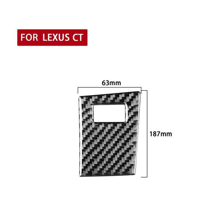 Car Carbon Fiber Sport Mode Panel A Decorative Sticker for Lexus CT 2011-2017, Left and Right Drive - Car Interior Mouldings by PMC Jewellery | Online Shopping South Africa | PMC Jewellery | Buy Now Pay Later Mobicred