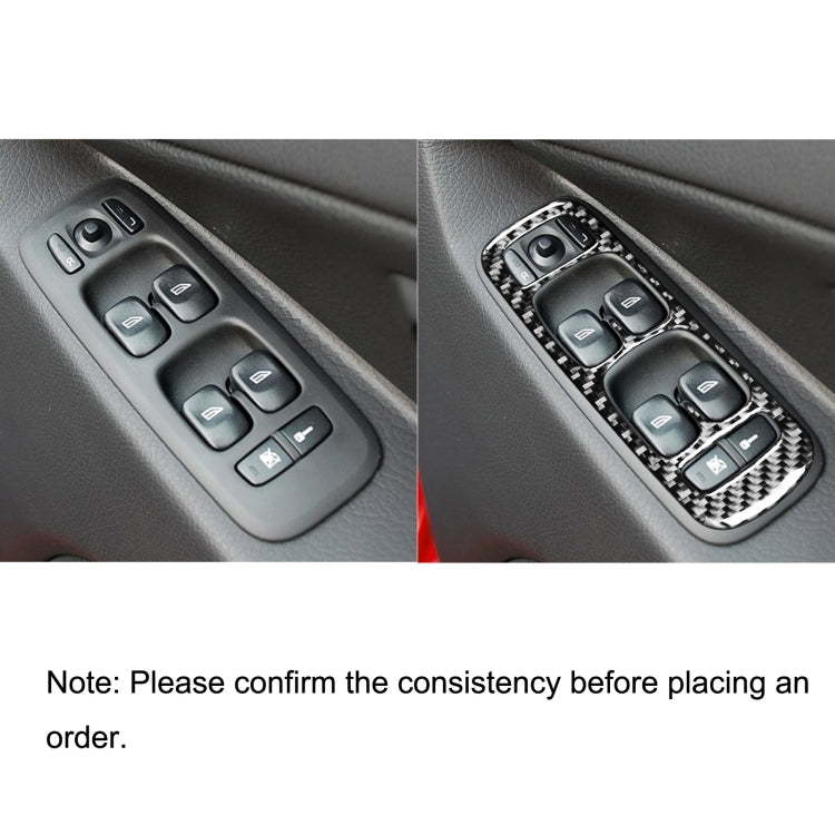 4 in 1 Car Carbon Fiber Door Set A Decorative Sticker for Volvo XC90 2003-2014, Right Drive - Car Interior Mouldings by PMC Jewellery | Online Shopping South Africa | PMC Jewellery | Buy Now Pay Later Mobicred