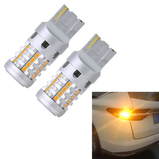 2pcs 7440 IC12-28V / 16.68W / 1.39A Car 3020EMC-26 Constant Current Wide Voltage Turn Signal Light (Yellow Light) - Arrow Turn Lights by PMC Jewellery | Online Shopping South Africa | PMC Jewellery | Buy Now Pay Later Mobicred