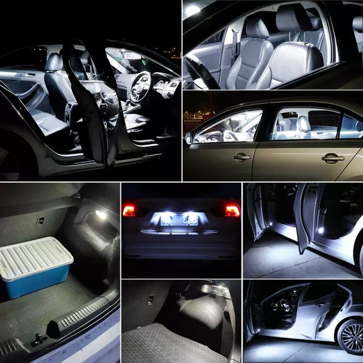 2pcs 41mm IC12V /  2.76W / 0.23A / 300LM 3LEDs SMD Car Reading Lamp Dome Light - Dome Lights by PMC TechLife | Online Shopping South Africa | PMC TechLife | Buy Now Pay Later Mobicred