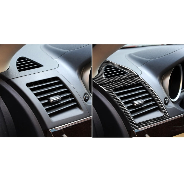 4 PCS Car Carbon Fiber Left and Right Air Outlet Decorative Sticker for Mitsubishi Lancer EVO 2008-2015, Left and Right Drive Universal - Car Interior Mouldings by PMC Jewellery | Online Shopping South Africa | PMC Jewellery | Buy Now Pay Later Mobicred