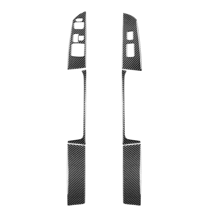 6 in 1 Car Carbon Fiber Left and Right Driving Seat Lift Decorative Sticker for Mazda RX8 2004-2008, Left Drive High-configured - Car Interior Mouldings by PMC Jewellery | Online Shopping South Africa | PMC Jewellery | Buy Now Pay Later Mobicred