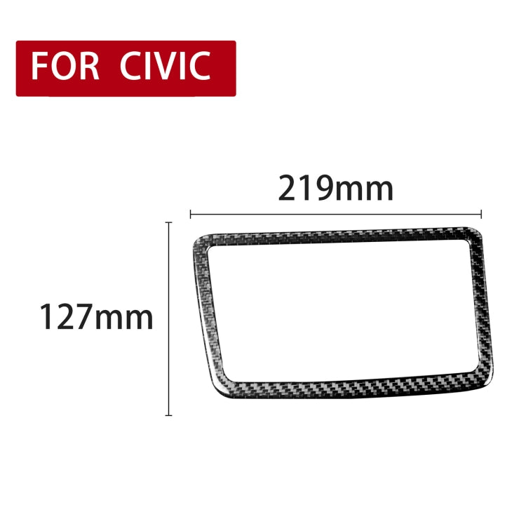 Car Carbon Fiber Small Storage Box Decorative Sticker for Honda Civic 8th Generation 2006-2011, Left Drive - Car Interior Mouldings by PMC Jewellery | Online Shopping South Africa | PMC Jewellery | Buy Now Pay Later Mobicred