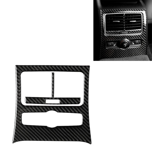 Car Carbon Fiber Rear Seat Air Outlet Panel Decorative Sticker for Audi A6 2005-2011, Left and Right Drive Universal - Car Interior Mouldings by PMC Jewellery | Online Shopping South Africa | PMC Jewellery | Buy Now Pay Later Mobicred