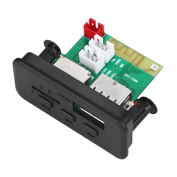 Car 12V Audio MP3 Player Decoder Board FM Radio TF Card USB AUX, with Bluetooth (Black) - Bluetooth Car Kits by PMC TechLife | Online Shopping South Africa | PMC TechLife | Buy Now Pay Later Mobicred