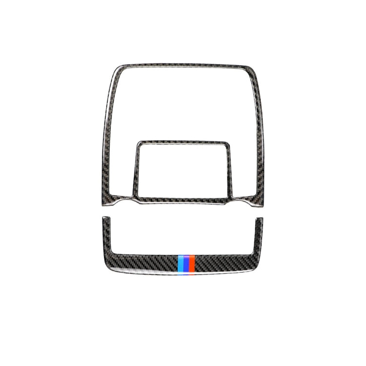 2 in 1 Car Carbon Fiber Tricolor Reading Light Decorative Sticker for BMW E70 X5 / E71 X6 2008-2013, Left and Right Drive Universal - Car Interior Mouldings by PMC Jewellery | Online Shopping South Africa | PMC Jewellery | Buy Now Pay Later Mobicred