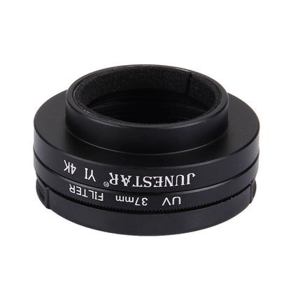 JUNESTAR for Xiaomi Xiaoyi Yi II 4K Sport Action Camera Proffesional 37mm UV Filter + Lens Protective Cap - Lens Filter by JSR | Online Shopping South Africa | PMC Jewellery | Buy Now Pay Later Mobicred