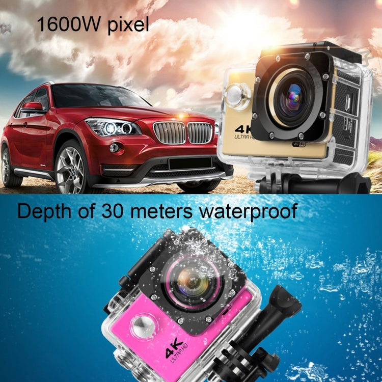 F60 2.0 inch Screen 170 Degrees Wide Angle WiFi Sport Action Camera Camcorder with Waterproof Housing Case, Support 64GB Micro SD Card(Black) - Other Camera by PMC Jewellery | Online Shopping South Africa | PMC Jewellery | Buy Now Pay Later Mobicred