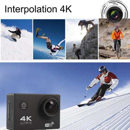 F60 2.0 inch Screen 170 Degrees Wide Angle WiFi Sport Action Camera Camcorder with Waterproof Housing Case, Support 64GB Micro SD Card(Gold) - Other Camera by PMC Jewellery | Online Shopping South Africa | PMC Jewellery | Buy Now Pay Later Mobicred