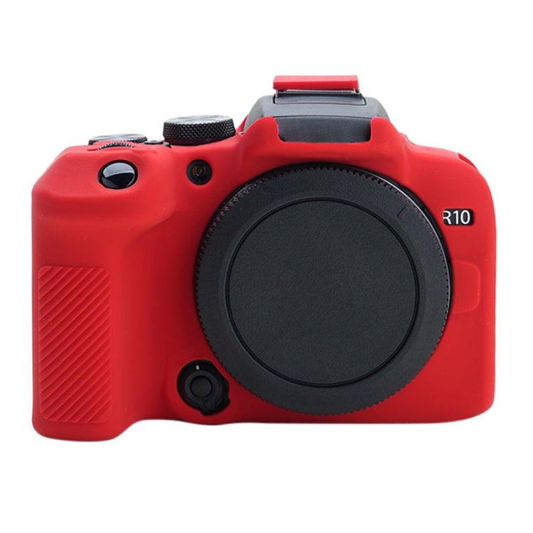 For Canon EOS R10 Soft Silicone Protective Case (Red) - Protective Case by PMC TechLife | Online Shopping South Africa | PMC TechLife | Buy Now Pay Later Mobicred