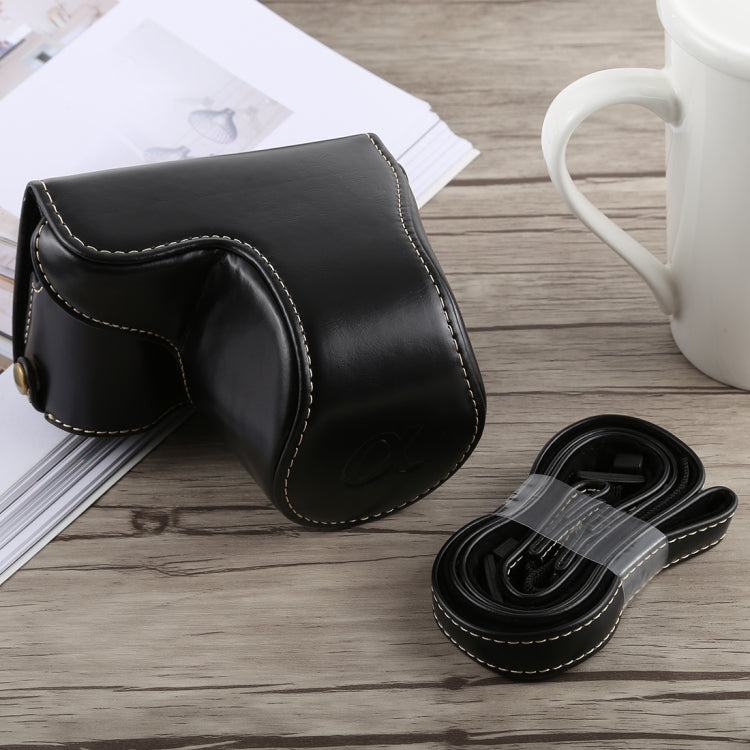 Full Body Camera PU Leather Case Bag with Strap for Sony A5100 (Black) - free shipping - PMC TechLife - Order now!