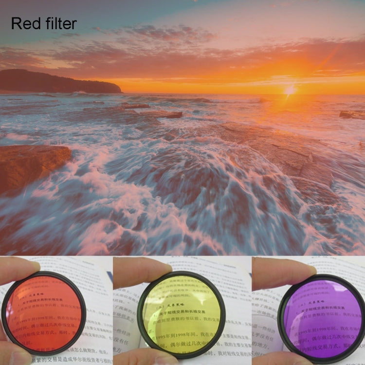 JUNESTAR 11 in 1 Proffesional 52mm Lens Filter(CPL + UV + ND8 + ND4 + ND2 + Star 8 + Red + Yellow + FLD / Purple) & Waterproof Housing Case Adapter Ring & Lens Protective Cap for GoPro HERO4 / 3+ / 3 & Xiaomi Xiaoyi Yi I / II 4K Sport Action Camera - Lens Filter by JSR | Online Shopping South Africa | PMC Jewellery | Buy Now Pay Later Mobicred