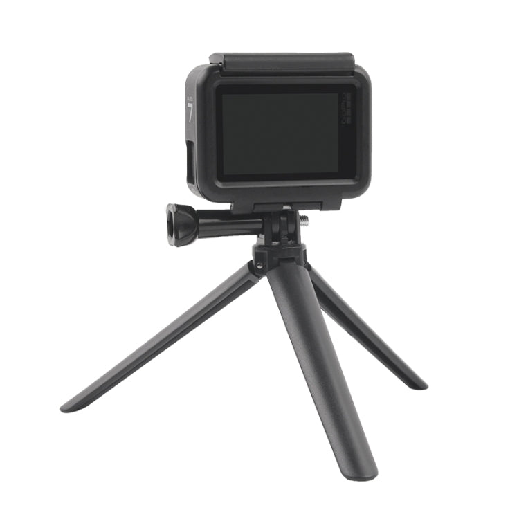 GP456 Tripod Bracket for GoPro Hero12 Black / Hero11 /10 /9 /8 /7 /6 /5, Insta360 Ace / Ace Pro, DJI Osmo Action 4 and Other Action Cameras and 4-6.8 inch Phones - Holder by PMC Jewellery | Online Shopping South Africa | PMC Jewellery | Buy Now Pay Later Mobicred