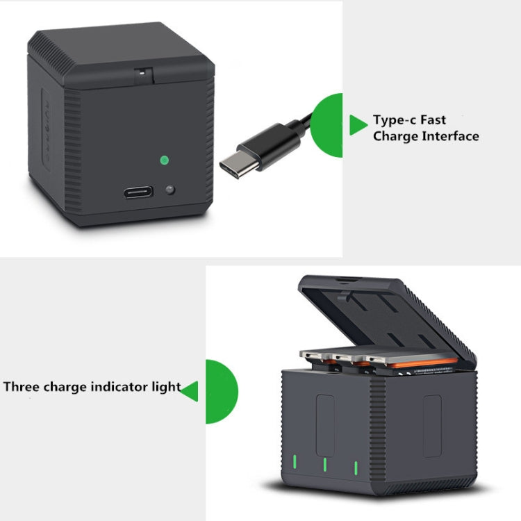 RUIGPRO 5V 3A QC 3.0 + PD Quick Charger Power Adapter for DJI OSMO Action, US Plug - Cable & Charger by PMC TechLife | Online Shopping South Africa | PMC TechLife | Buy Now Pay Later Mobicred