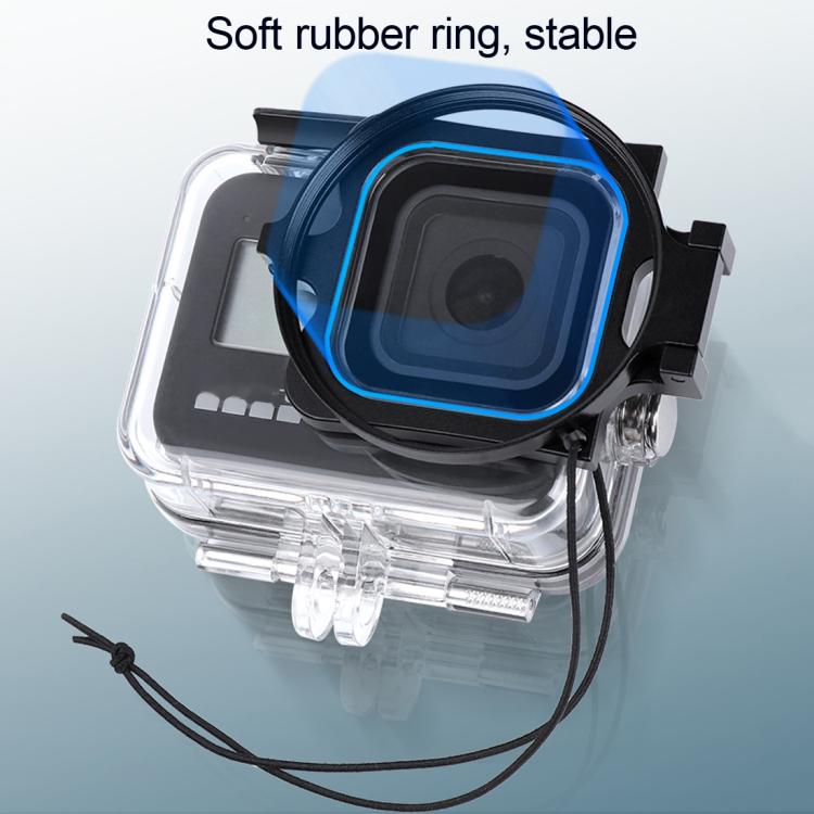 RUIGPRO for GoPro HERO8 58mm Filter Adapter Ring + Waterproof Case with Lens Cap - Waterproof Cases by RUIGPRO | Online Shopping South Africa | PMC TechLife | Buy Now Pay Later Mobicred