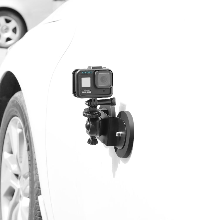 Car Suction Cup Mount Bracket for GoPro Hero11 Black / HERO10 Black / HERO9 Black / HERO8 Black /7 /6 /5 /5 Session /4 Session /4 /3+ /3 /2 /1, Xiaoyi and Other Action Cameras, Size: L(Black) - Holder by PMC Jewellery | Online Shopping South Africa | PMC Jewellery | Buy Now Pay Later Mobicred