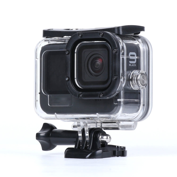 45m Waterproof Housing Protective Case with Buckle Basic Mount & Screw For GoPro HERO10 Black / HERO9 Black - Waterproof Cases by PMC TechLife | Online Shopping South Africa | PMC TechLife | Buy Now Pay Later Mobicred