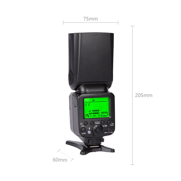 Triopo TR-666 2000mAh 2.4G Wireless Dual TTL Mode Flash Speedlite for Canon / Nikon DSLR Cameras - free shipping - PMC TechLife - Order now!