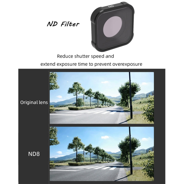 JSR KB Series ND64 Lens Filter for GoPro HERO13 Black /12 Black /11 Black /10 Black /9 Black - Lens Filter by JSR | Online Shopping South Africa | PMC TechLife | Buy Now Pay Later Mobicred