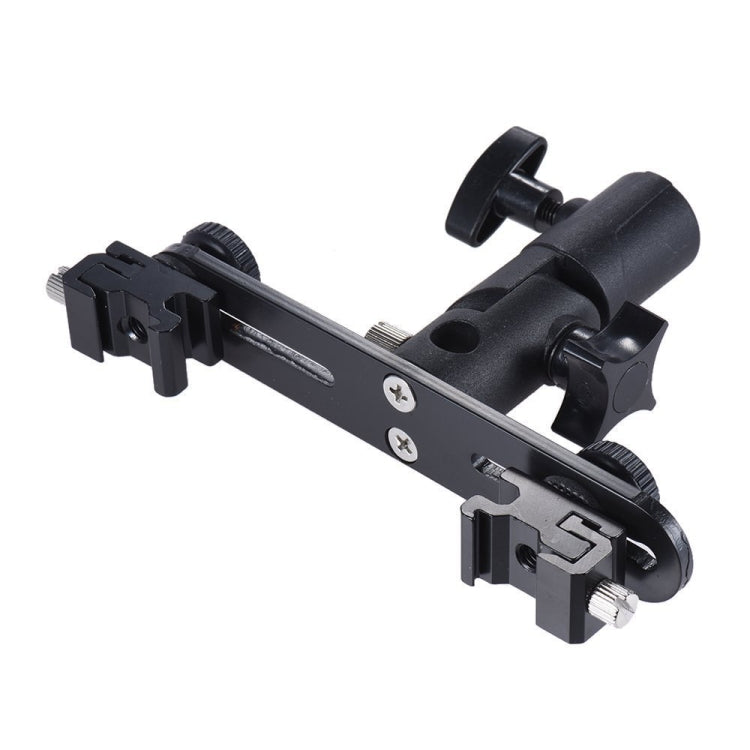 Double Hot Shoe Flash Stand Bracket - free shipping - PMC TechLife - Order now!