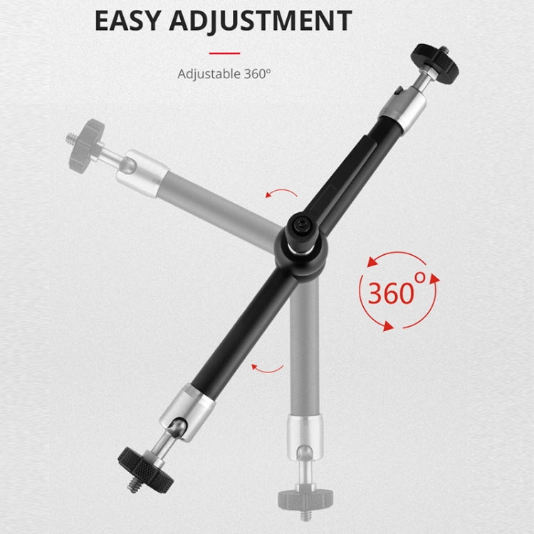 YELANGU 7 inch Adjustable Friction Articulating Magic Arm (Black) - free shipping - PMC TechLife - Order now!