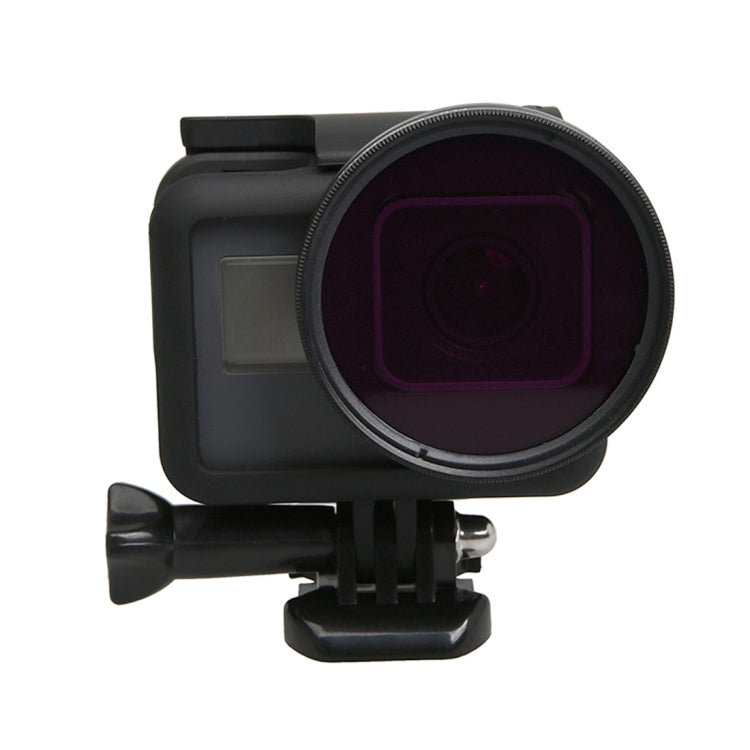 For GoPro HERO5 Sport Action Camera Proffesional 52mm Lens Filter(CPL + UV + ND8 + ND2 + Star 8 + Red + Yellow + FLD / Purple) & Waterproof Housing Case Adapter Ring - Lens Filter by PMC Jewellery | Online Shopping South Africa | PMC Jewellery | Buy Now Pay Later Mobicred