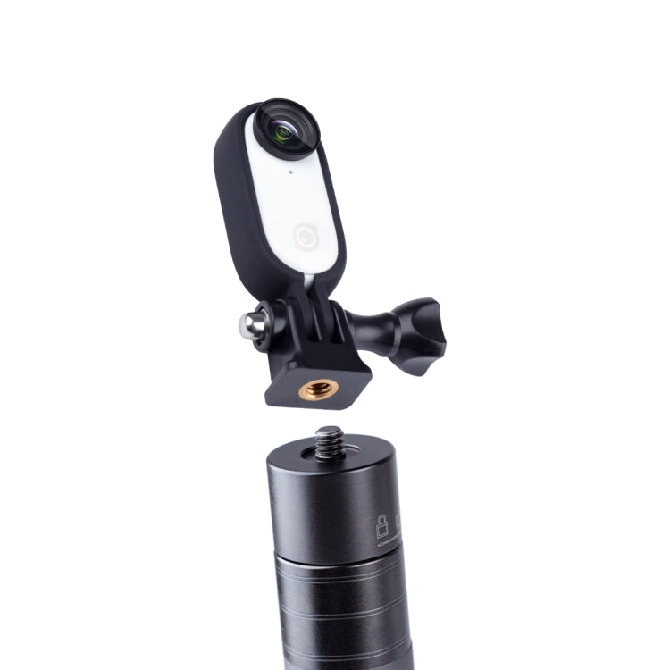 Plastic Protective Frame Mount Cage with Tripod Base Adapter for Insta360 GO 2(Black) - Mount & Holder by PMC Jewellery | Online Shopping South Africa | PMC Jewellery | Buy Now Pay Later Mobicred