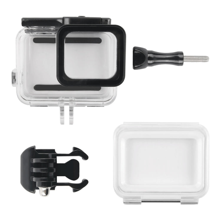 45m Waterproof Housing Protective Case + Touch Screen Back Cover for GoPro NEW HERO /HERO6 /5, with Buckle Basic Mount & Screw, No Need to Remove Lens (Transparent) - Waterproof Cases by PMC Jewellery | Online Shopping South Africa | PMC Jewellery | Buy Now Pay Later Mobicred