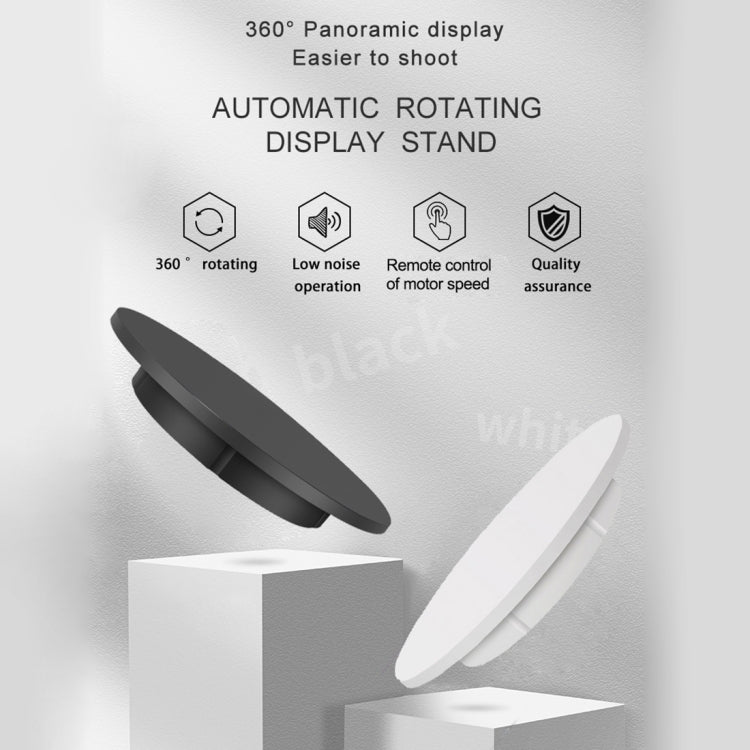 42cm Electric Rotating Display Stand Video Shooting Props Turntable, Load: 100kg, Plug-in Power, UK Plug(Black) -  by PMC TechLife | Online Shopping South Africa | PMC TechLife | Buy Now Pay Later Mobicred