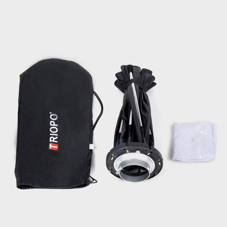 TRIOPO K2-90 90cm Speedlite Flash Octagon Parabolic Softbox Bowens Mount Diffuser (Black) - free shipping - PMC TechLife - Order now!