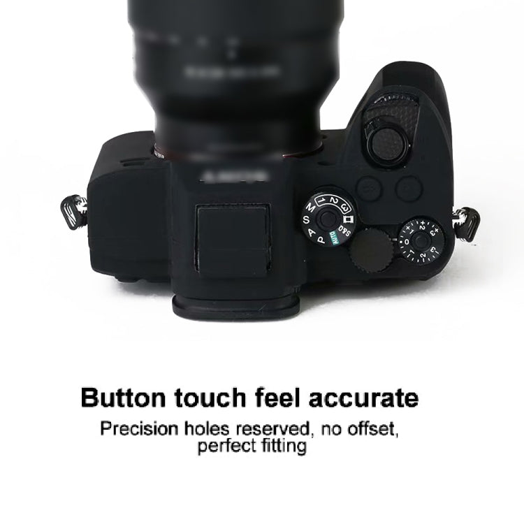 For Sony A7R4 Soft Silicone Protective Case(Orange) - Protective Case by PMC TechLife | Online Shopping South Africa | PMC TechLife | Buy Now Pay Later Mobicred