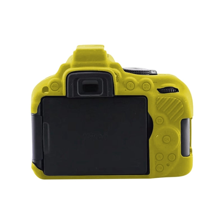Soft Silicone Protective Case for Nikon D5300(Yellow) - Protective Case by PMC TechLife | Online Shopping South Africa | PMC TechLife | Buy Now Pay Later Mobicred