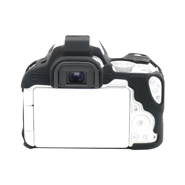For Canon EOS 200D / EOS 200D Mark II Soft Silicone Protective Case(Black) - Protective Case by PMC TechLife | Online Shopping South Africa | PMC TechLife | Buy Now Pay Later Mobicred