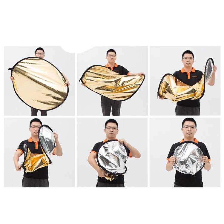 Godox FT05-1 100 x 150cm 5-in-1 Silver / Soft / Gold / White / Black Oval Folding Reflector Board - free shipping - PMC TechLife - Order now!