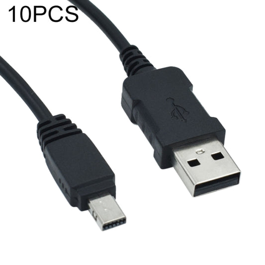 10 PCS 12-Pin USB 3.0 Camera Charging Data Cable For Casio TR150 /  ZR1200 / ZR1500, Length: 1.0m -  by PMC Jewellery | Online Shopping South Africa | PMC Jewellery | Buy Now Pay Later Mobicred