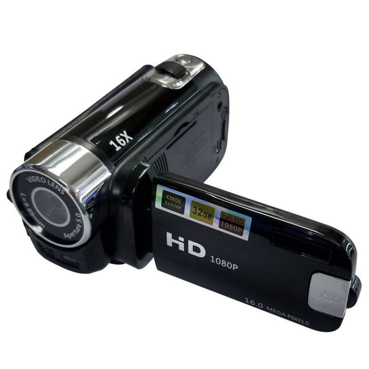 16X Digital Zoom HD 16 Million Pixel Home Travel DV Camera, AU Plug (Black) - Video Cameras by PMC TechLife | Online Shopping South Africa | PMC TechLife | Buy Now Pay Later Mobicred