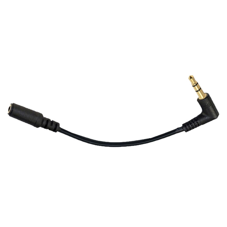 5 PCS 13cm Elbow 3.5mm Audio Male to Female PC Camera Microphone Adapter Cable(Black) - free shipping - PMC TechLife - Order now!