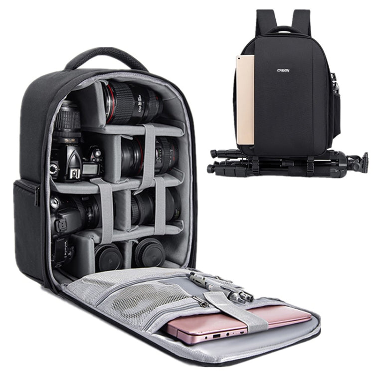 CADeN Multifunctional Shoulder SLR Camera Lens Bag Photography Backpack (Black) - free shipping - PMC TechLife - Order now!
