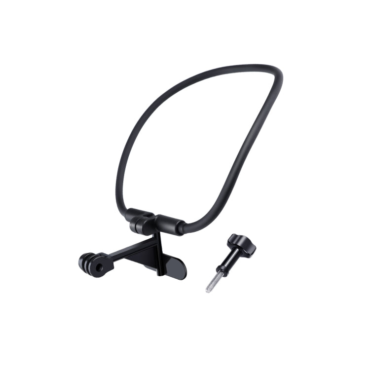 Hands Free Lazy Wearable Neck Camera Phone Holder with Phone Clamp, Extended Version(Black) - Holder by PMC TechLife | Online Shopping South Africa | PMC TechLife | Buy Now Pay Later Mobicred