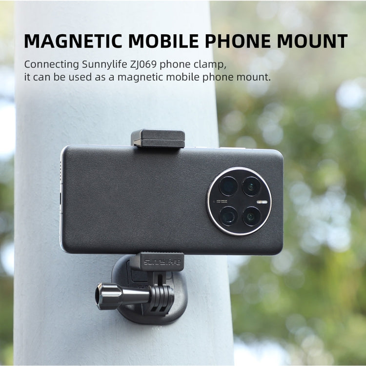 Sunnylife ZJ554 Magnetic Wearable Neck Phone Action Camera  Holder (Black) - Holder by Sunnylife | Online Shopping South Africa | PMC Jewellery | Buy Now Pay Later Mobicred