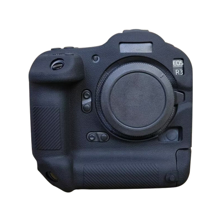 For Canon EOS R3 Soft Silicone Protective Case (Black) - Protective Case by PMC TechLife | Online Shopping South Africa | PMC TechLife | Buy Now Pay Later Mobicred