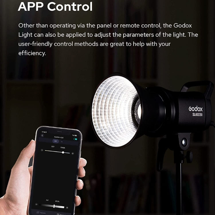 Godox SL60IIBi 75W Bi-Color 2800K-6500K LED Video Light(US Plug) - free shipping - PMC TechLife - Order now!
