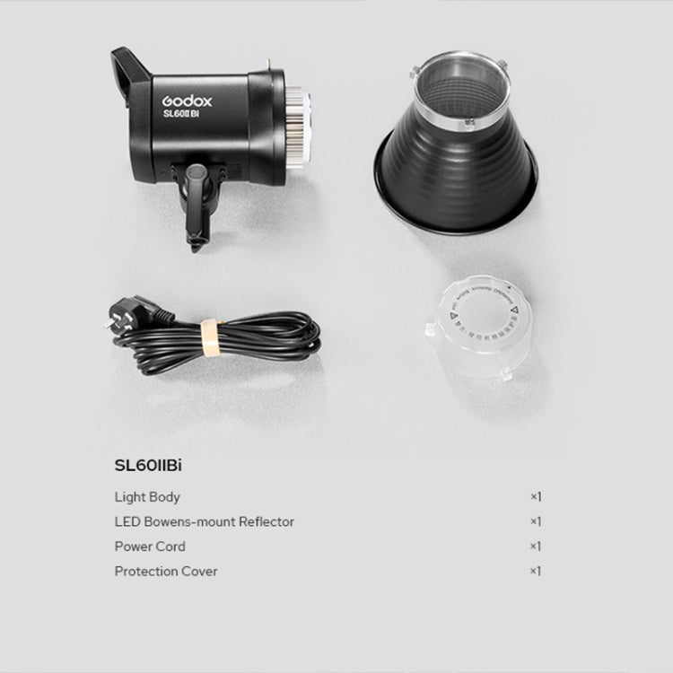 Godox SL60IIBi 75W Bi-Color 2800K-6500K LED Video Light(US Plug) - free shipping - PMC TechLife - Order now!