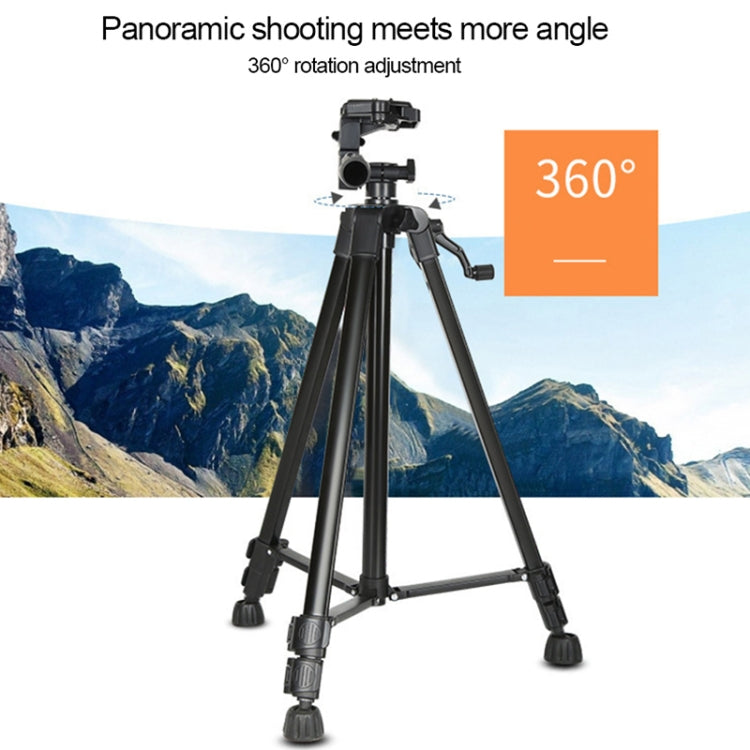 3388 1.3m Portable Phone Live Selfie Tripod DV SLR Camera Stand (Black) - Tripods by PMC TechLife | Online Shopping South Africa | PMC TechLife | Buy Now Pay Later Mobicred