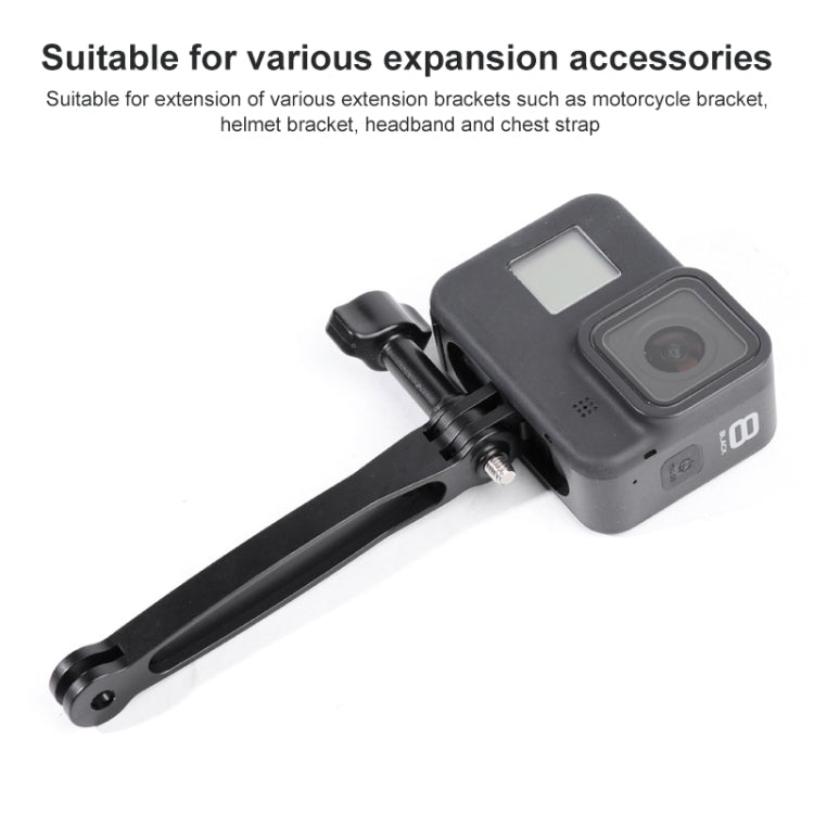 3 in 1 Joint Aluminum Extension Arm Grip Extenter for GoPro Hero12 Black / Hero11 /10 /9 /8 /7 /6 /5, Insta360 Ace / Ace Pro, DJI Osmo Action 4 and Other Action Cameras - Others by PMC Jewellery | Online Shopping South Africa | PMC Jewellery | Buy Now Pay Later Mobicred