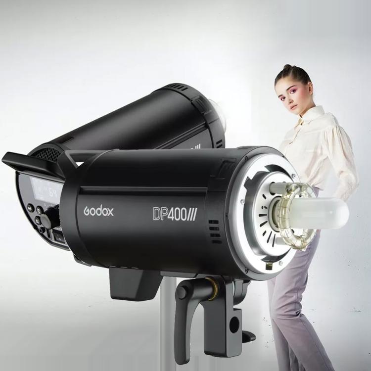 Godox DP400III Studio Flash Photo Light 400Ws 2.4G Wireless X System Bowens Mount Strobe Light, No Lamp Cover (US Plug) - free shipping - PMC TechLife - Order now!