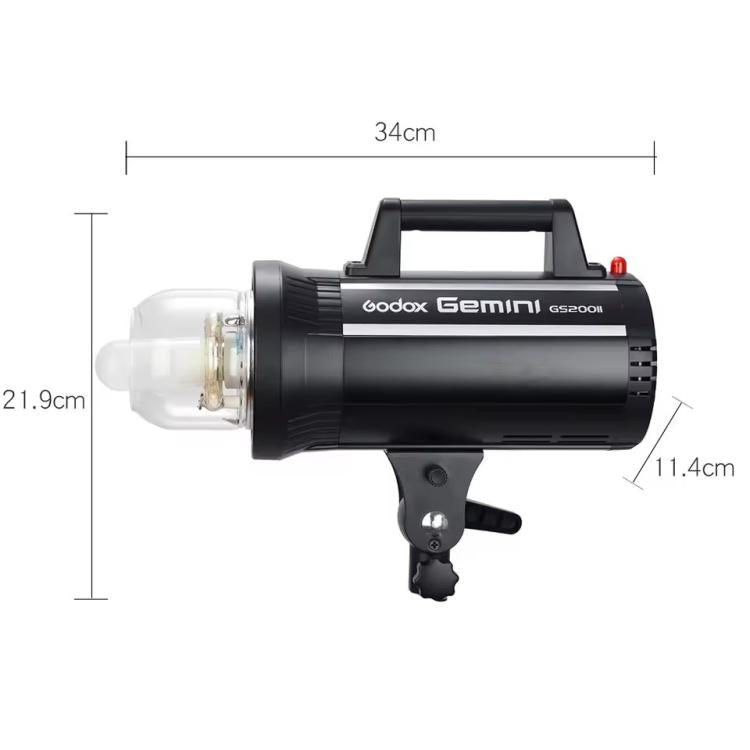 Godox Gemini GS200II Studio Flash Light 200Ws Bowens Mount Strobe Flash (US Plug) - free shipping - PMC TechLife - Order now!