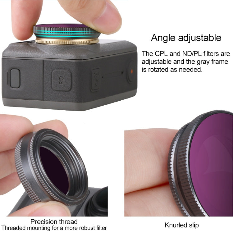 Sunnylife OA-FI171 ND4 Lens Filter for DJI OSMO ACTION - free shipping - PMC TechLife - Order now!