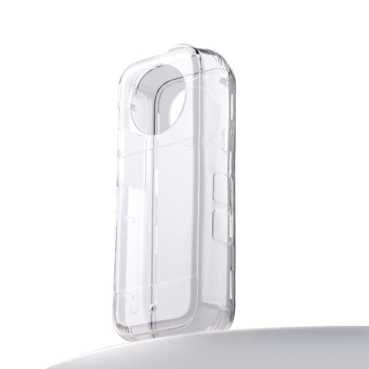 For Insta360 X3 Hollow Clear TPU Protective Case (Transparent) - Case & Bags by PMC TechLife | Online Shopping South Africa | PMC TechLife | Buy Now Pay Later Mobicred
